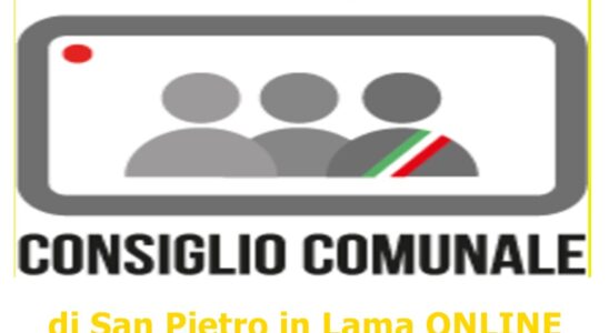 CONSIGLIO COMUNALE DI SAN PIETRO IN LAMA 5 APRILE 2024 - AUDIO